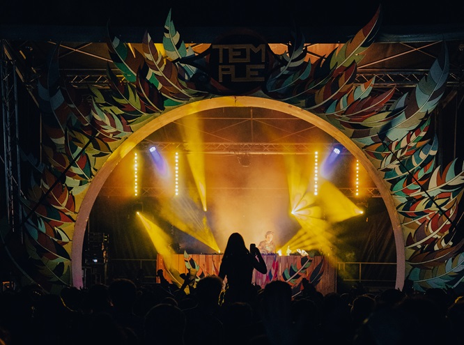 Temple Stage, scène d'artistes émergents rap, electro et techno