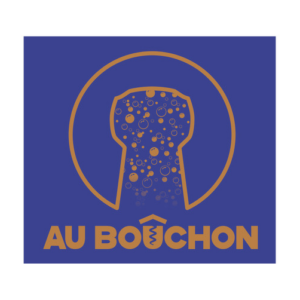 Logo au bouchon champagne meuble de tourisme 17