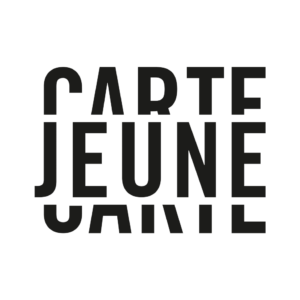 Logo Carte Jeune Bordeaux noir